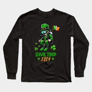 St Patrick's Scuba Dive Trip - Funny Scuba Diving Long Sleeve T-Shirt